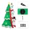 Glitzhome® 8ft. Lighted Inflatable Xmas Snowman Climbing Up Tree Décor